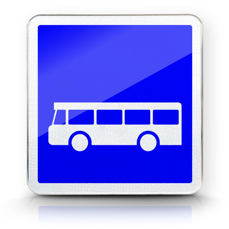 Panneau indication arrêt d’autobus C6 | Panneau bus C6 | WPSignalisation