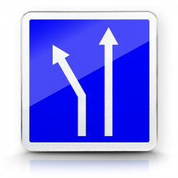 Panneau indication voies affectées C24b-1