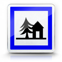Panneau services auberge de jeunesse CE5a