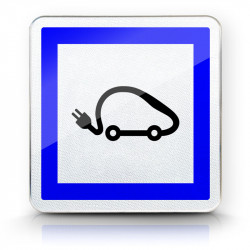 Panneau services poste de recharge de véhicules électriques CE15i | WPSignalisation