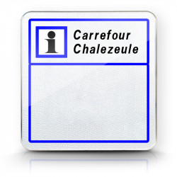 Panneau services faisant partie du relais d'information service CE3b