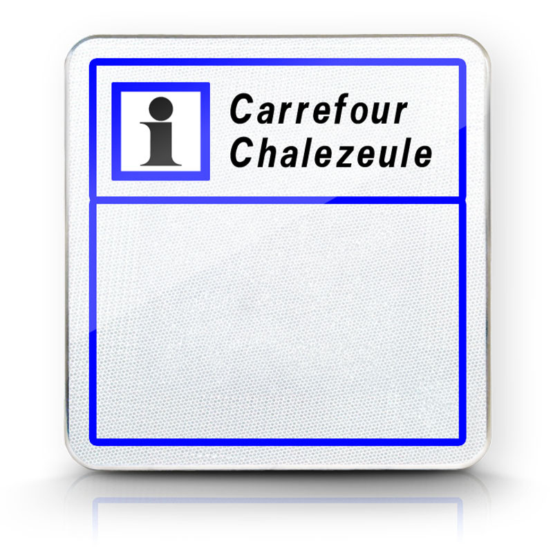 Panneau services faisant partie du relais d'information service CE3b