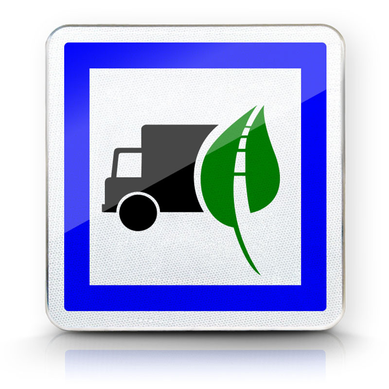 Panneau services réseau de distribution "écotaxe" CE51
