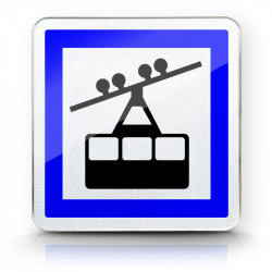 Panneau services gare de téléphérique CE20A