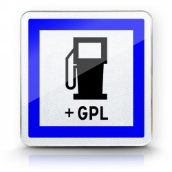 Panneau services poste de distribution carburant et gpl CE15C