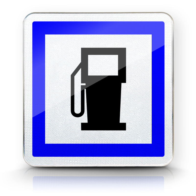 Panneau services poste de distribution de carburant CE15A