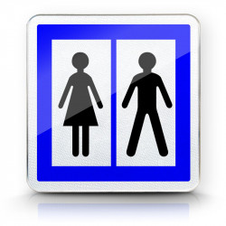 Panneau services toilettes ouvertes au public CE12 | Pour une meilleur signalisation