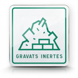 Panneau et plaques d'informations plaque Dechetterie