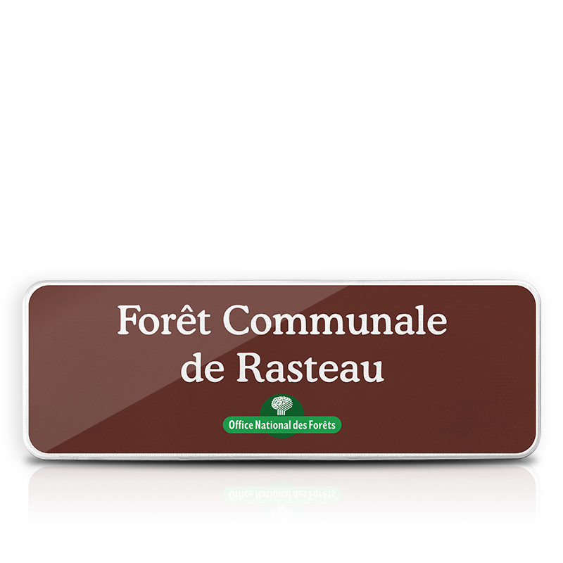 Panneau et plaques d'informations ONF l WP Signalisation