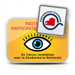 Panneau de participation citoyenne personnalisé | Voisins vigilants | Vigilance citoyenne par WPSignalisation