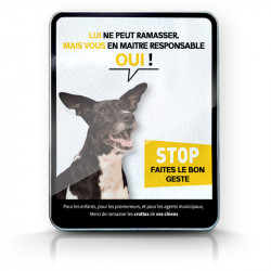 Panneau personnalisé chien l WP Signalisation