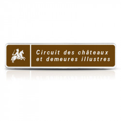 Panneau itinéraires touristiques H21