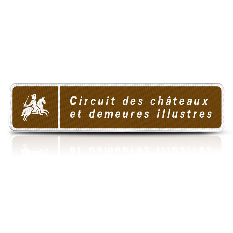Panneau itinéraires touristiques H21