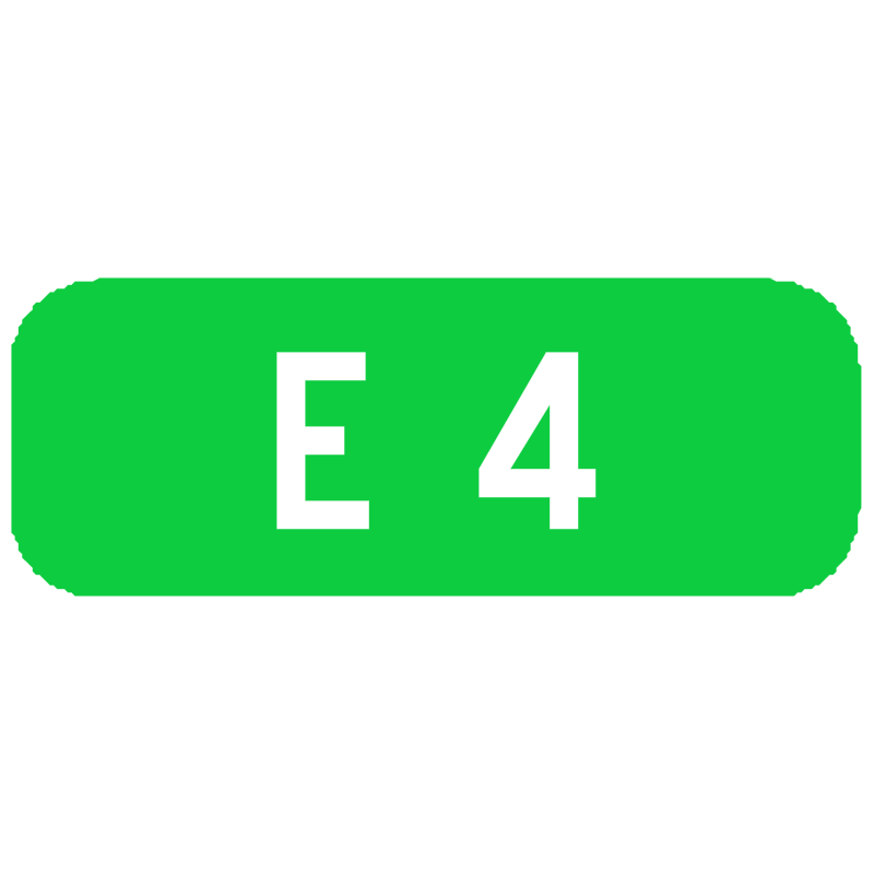 Cartouches à fond vert E41