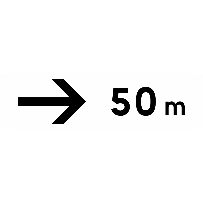 Panonceau indique la direction à suivre M3b3