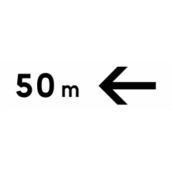 Panonceau indique la direction à suivre M3b4