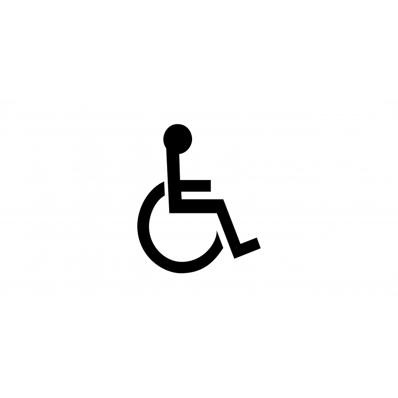 Panonceau installations aménagés pour handicapés physiques M4n