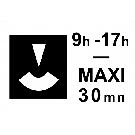 Panonceau M6c1 Dur e Maximum Du Stationnement WPS Classe Classe 1 panonceau-m6c1-dur-e-maximum-du-stationnement-wps-classe-classe-1