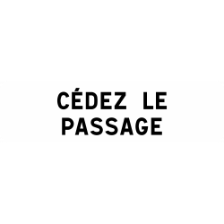Panonceau cédez le passage M9c