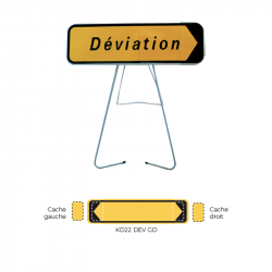 Panneau de déviation : gauche ou droite  I WP signalisation