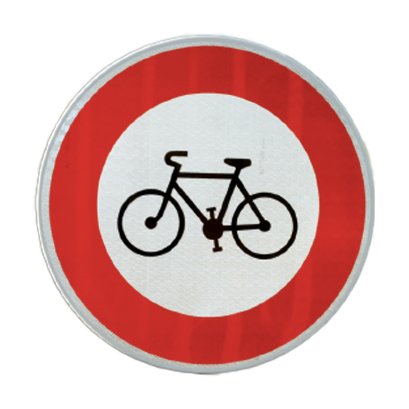 Panneau de signalisation B9B - Accès interdit aux cyclistes I WP Signalisation