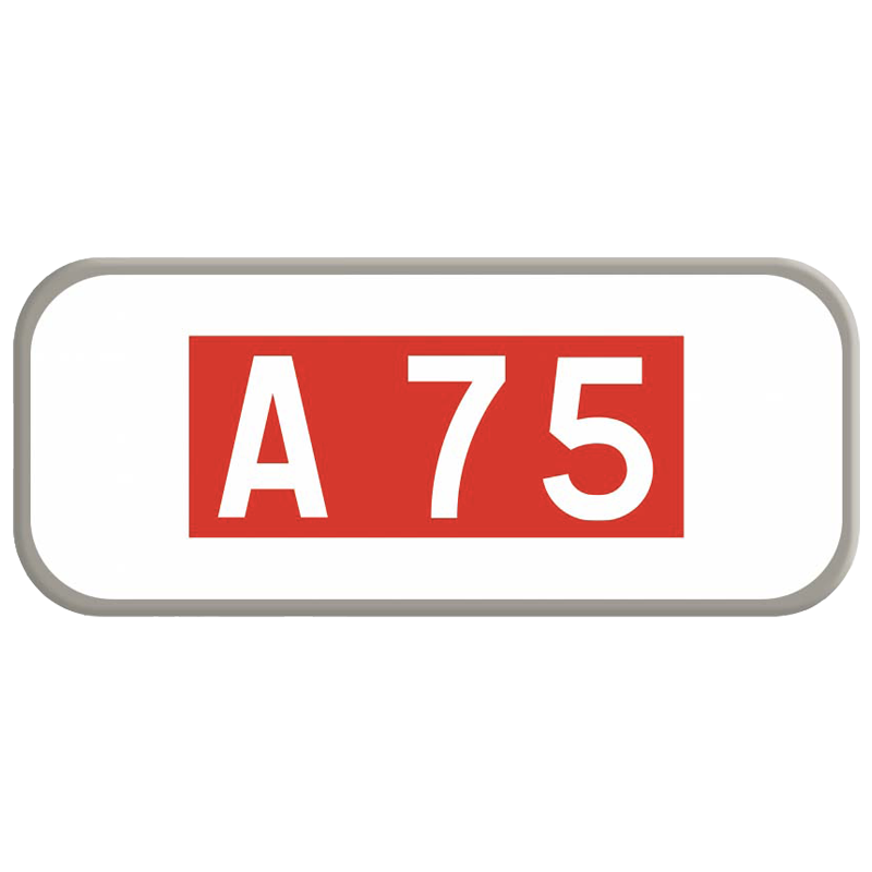 Panonceau numéro route autoroute M10a